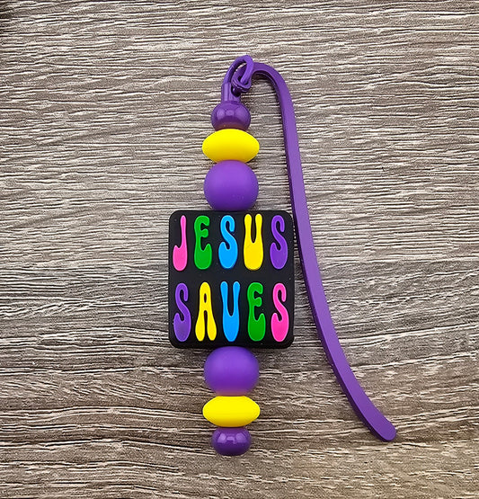 Pre-Made Jesus Saves Bookmark