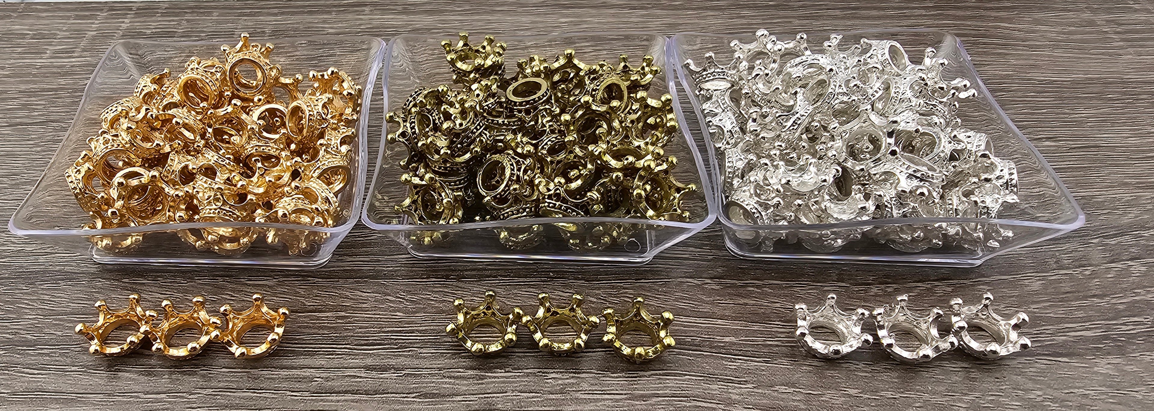 Small Crown Spacers Metal