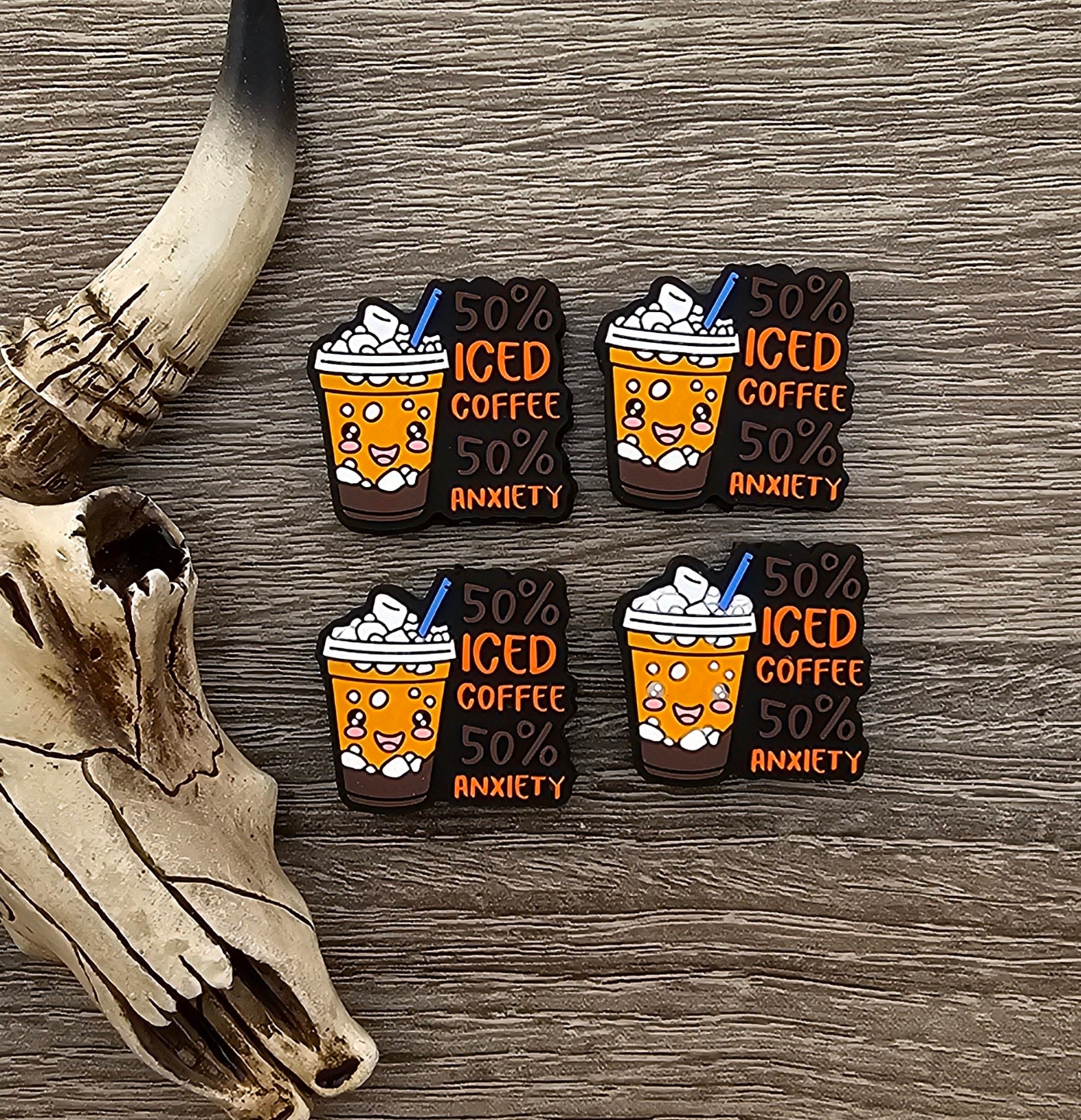 50% Iced Coffee 50% Anxiety Focal