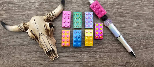 Lego Block Opal Acrylic Focal