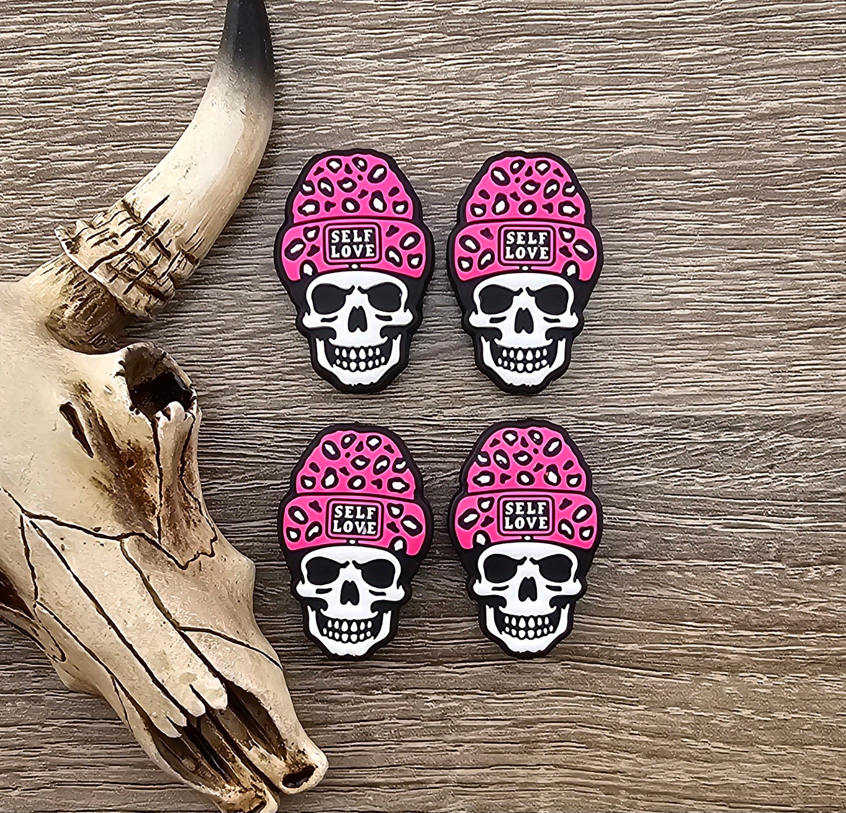 Self Love Skull Pink Focal