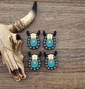 Turquoise Horseshoe Cowgirl Focal