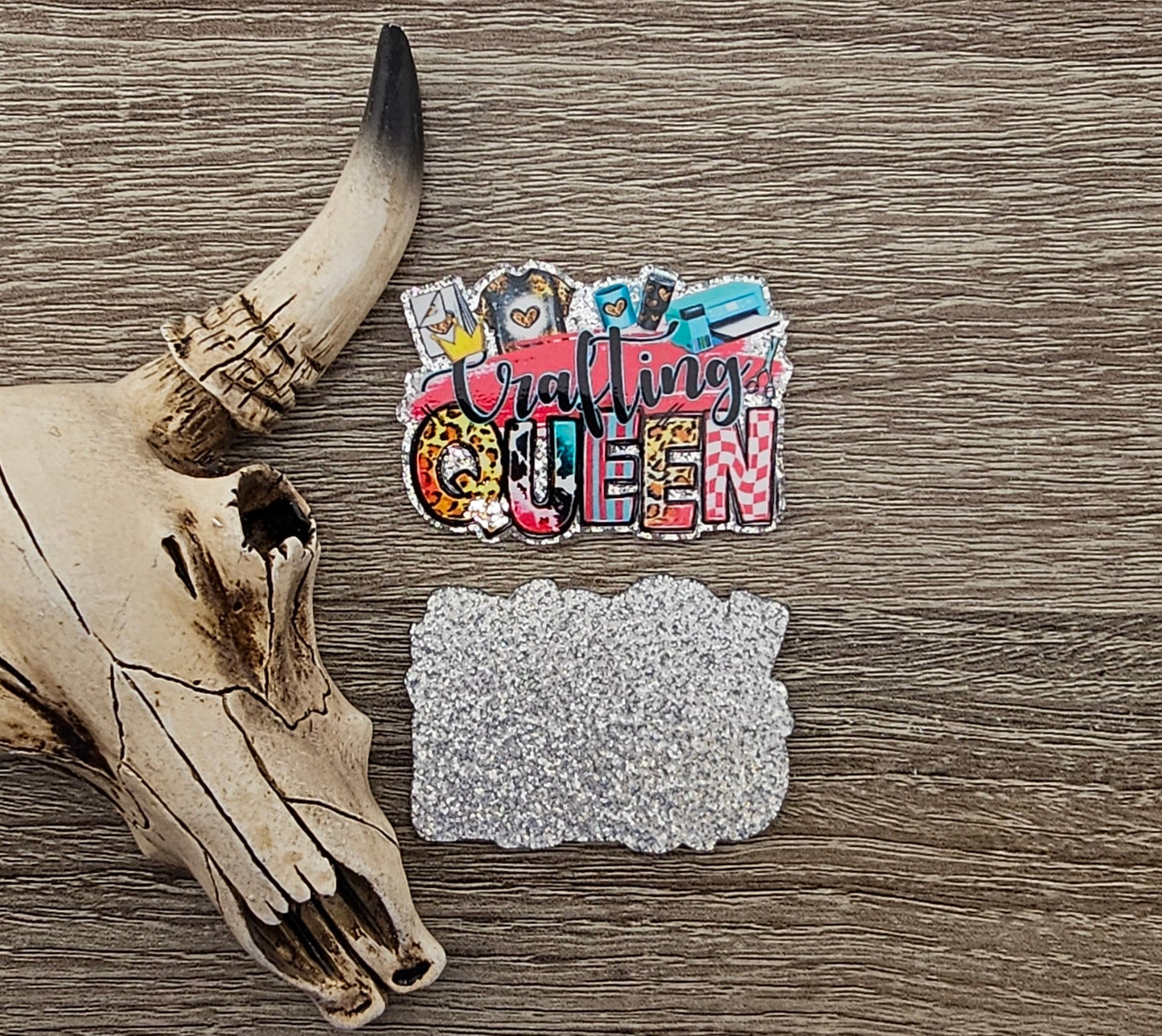 Crafting Queen Flatback Acrylic