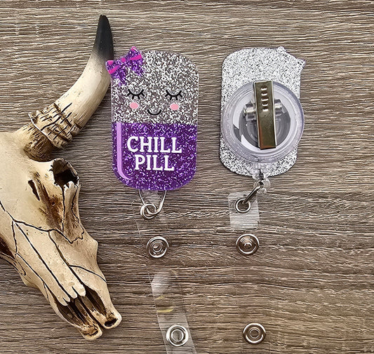 Chill Pill Purple Badge Reel