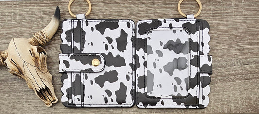 Black and White Cow Wallet