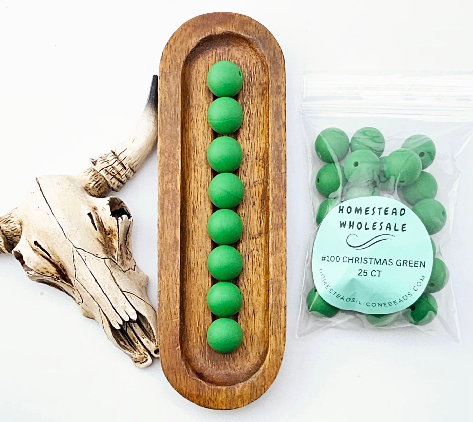 HSW - #100 Christmas Green 25(ct) 15mm