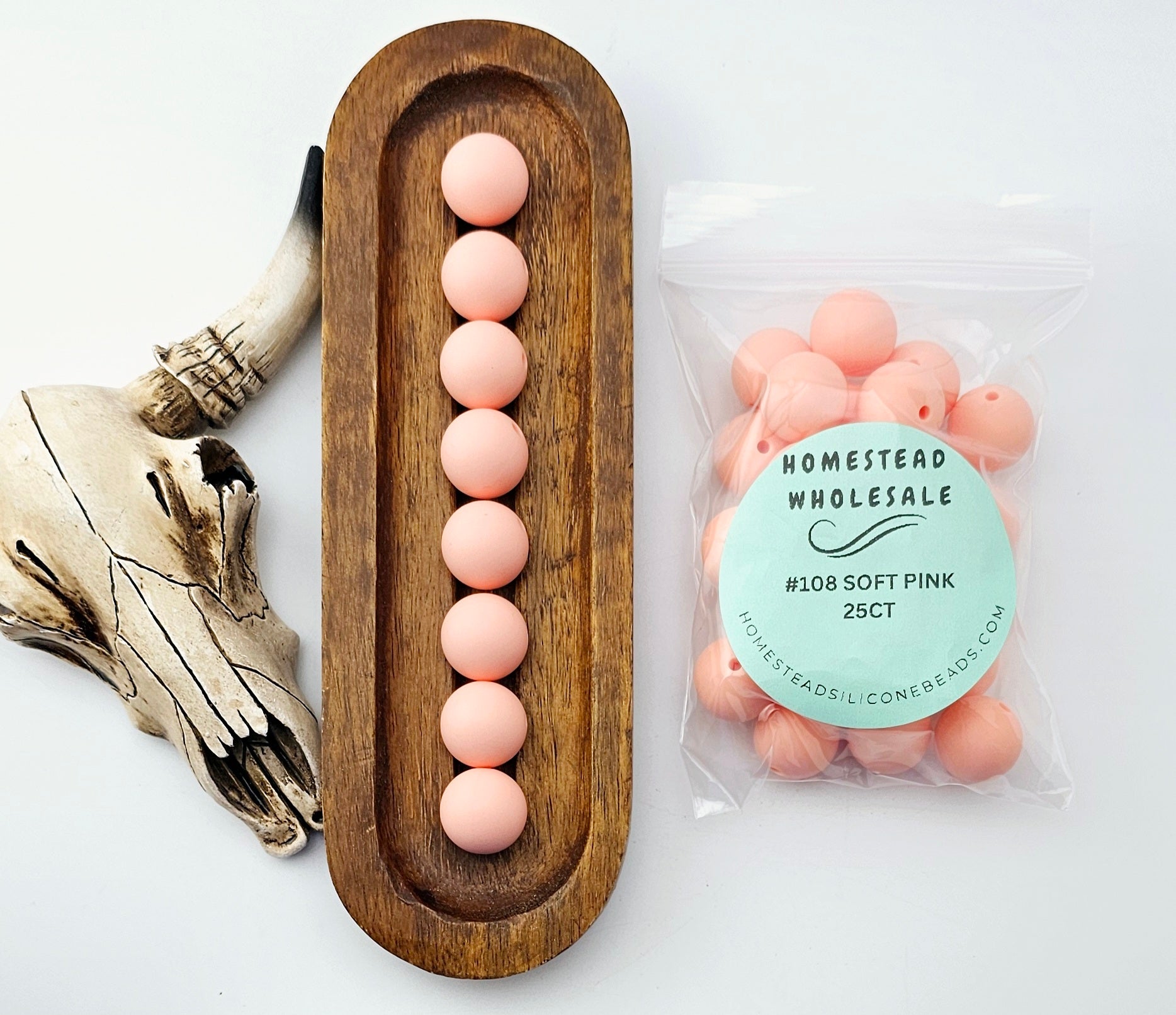 HSW - #108 Soft Pink 25(ct) 15mm