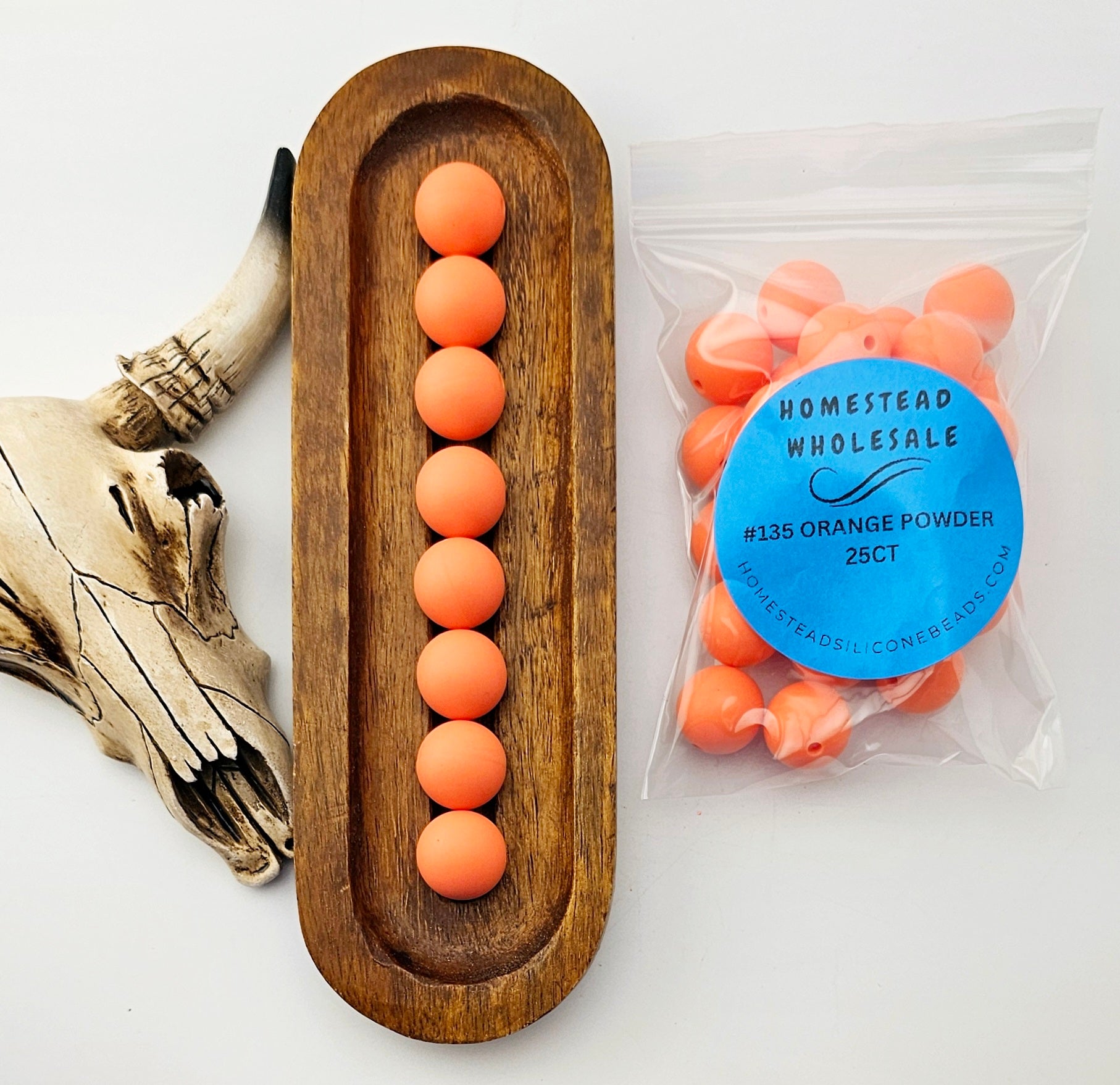 HSW - #135 Orange Powder K61 25(ct) 15mm