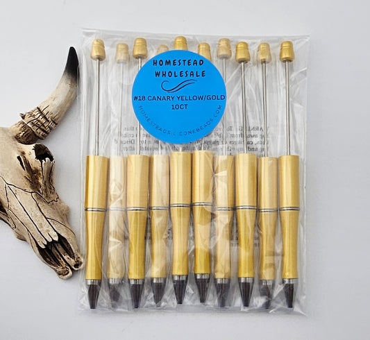 HSW - #18 Canary Yellow Gold Pen 10(ct)