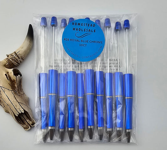 HSW - #28 Royal Blue Chrome Pen 10(ct)