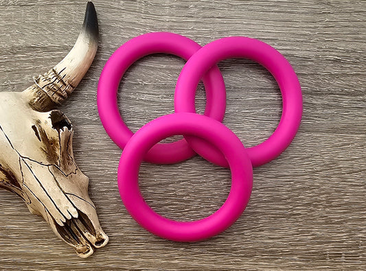 HSW - #9 Magenta Silicone Ring 3 (ct)