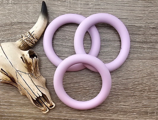 HSW - #136 Light Lilac Silicone Ring 3 (ct)