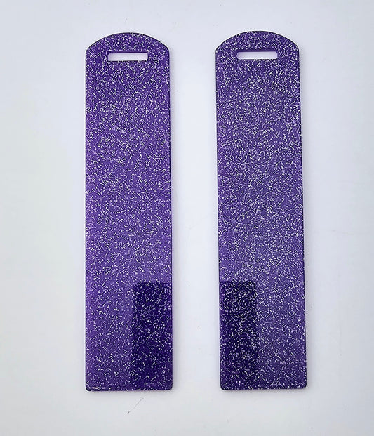 Acrylic Bookmark - Purple Glitter