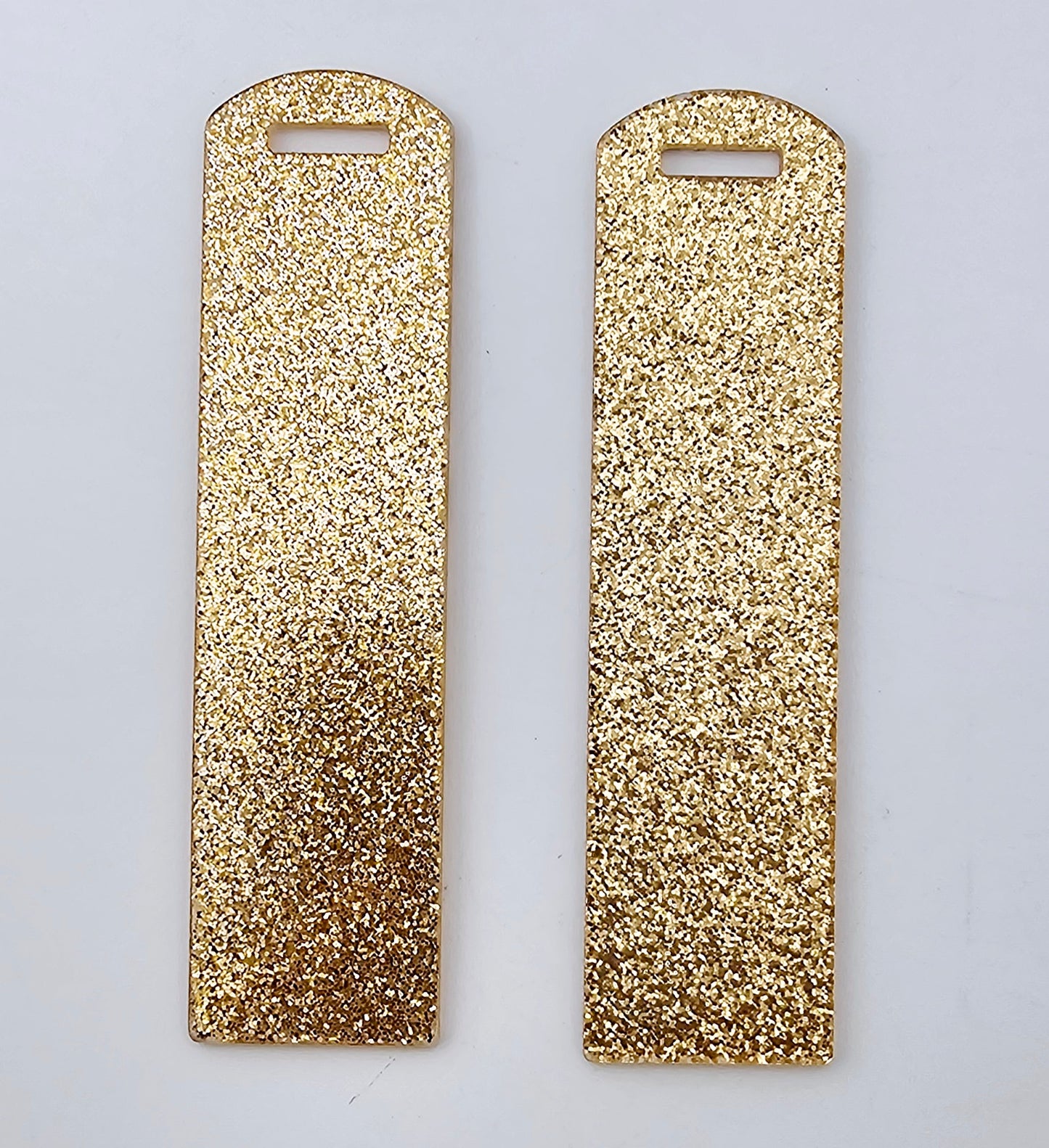 Acrylic Bookmark - Gold Glitter