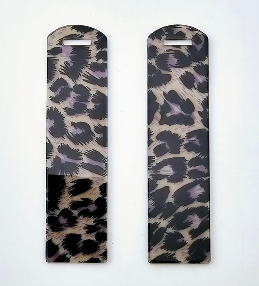 Acrylic Bookmark - Lavender Cheetah