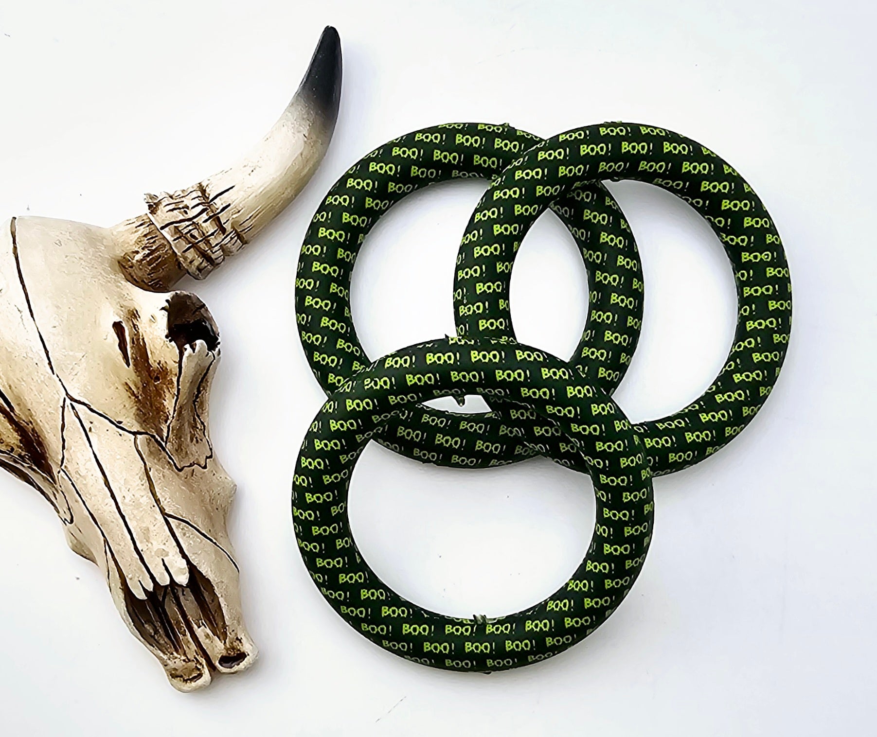 Green Boo 65mm Silicone Ring