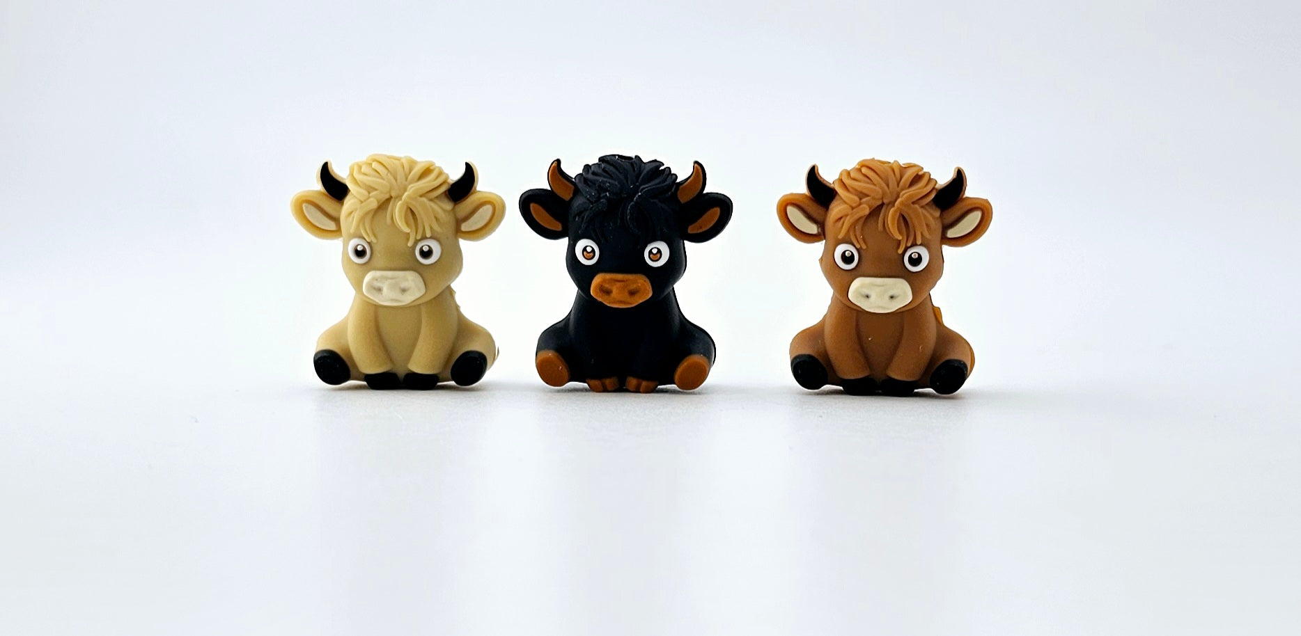 Highland Cow Focal 3D – Homestead Silicone Beads and More