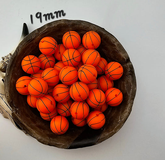 19mm Basketball Print