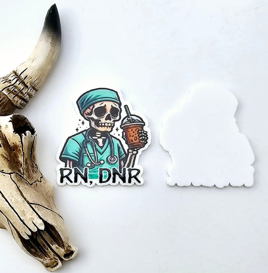 RN DNR Flatback Acrylic