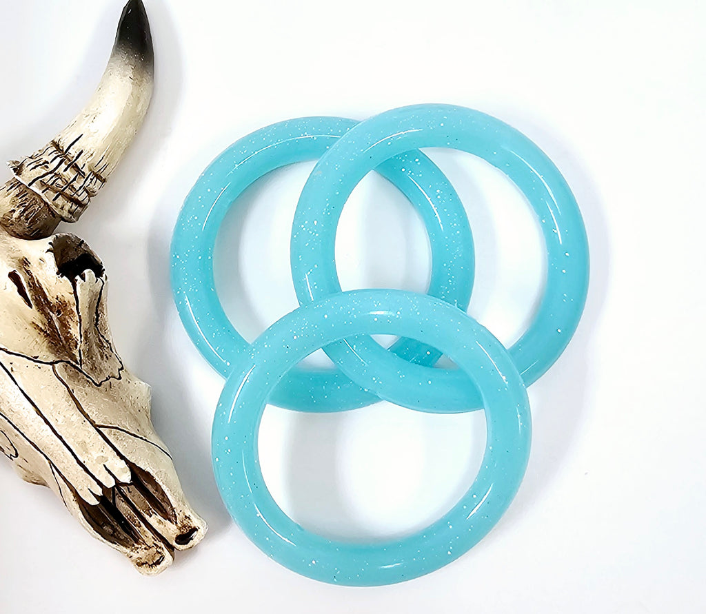Silicone Ring Glitter Jelly *