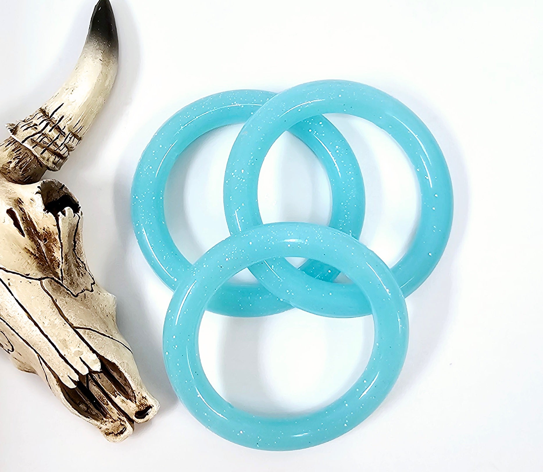 Silicone Ring Glitter Jelly *