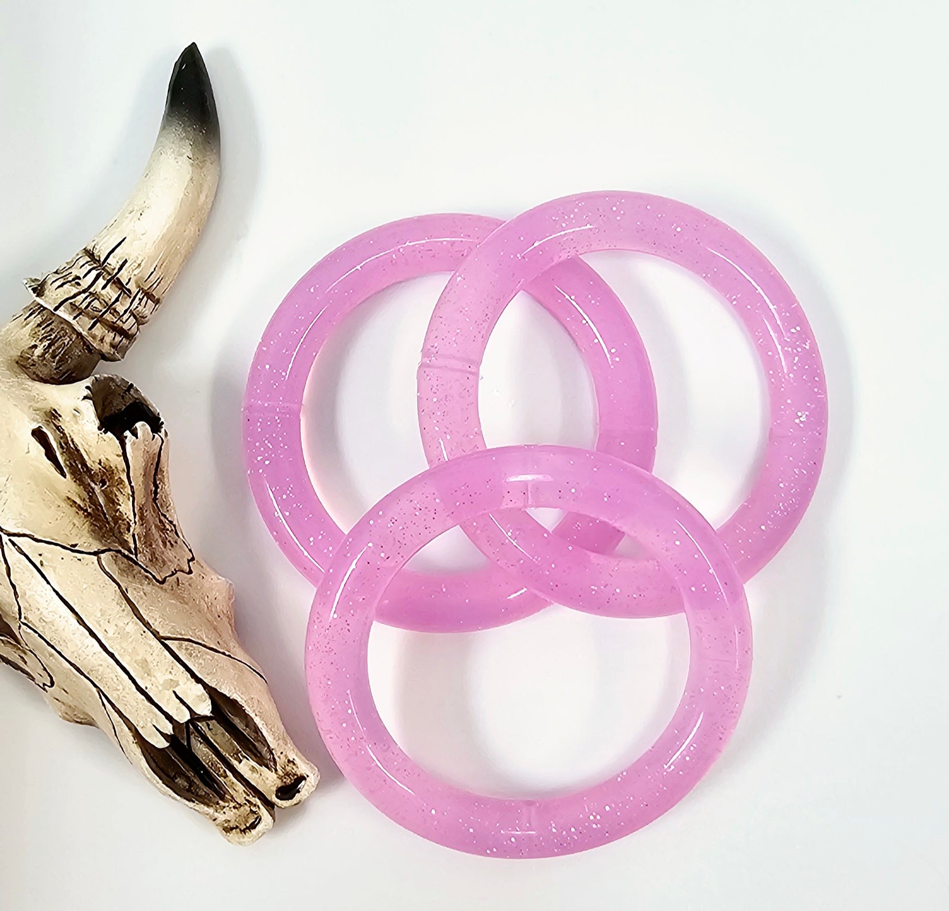 Silicone Ring Glitter Jelly *