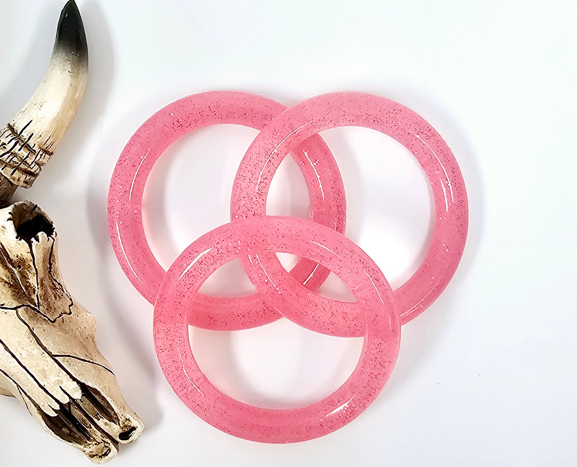 Silicone Ring Glitter Jelly *