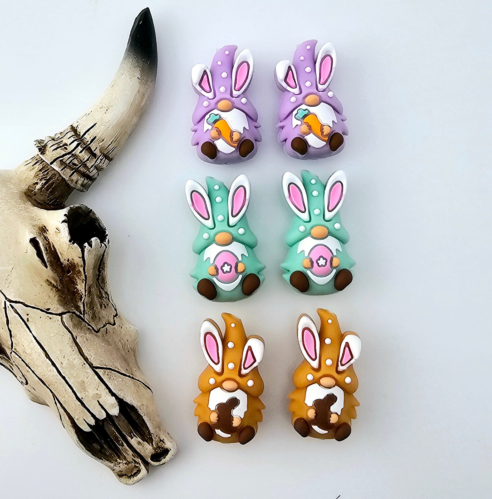 3D Easter Bunny Gnome Focal