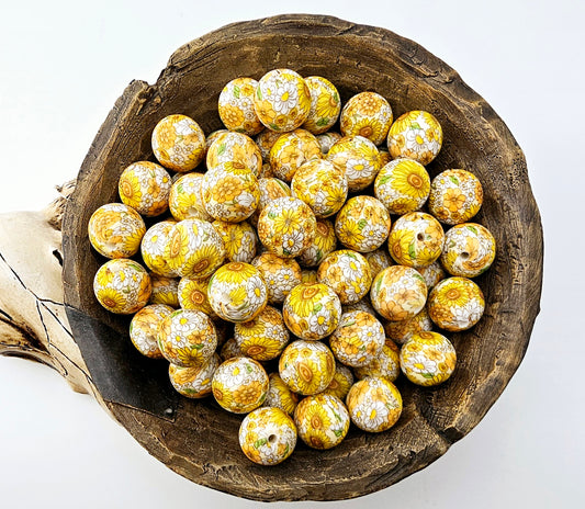 HSW - Golden Flowers  Print 25(ct)