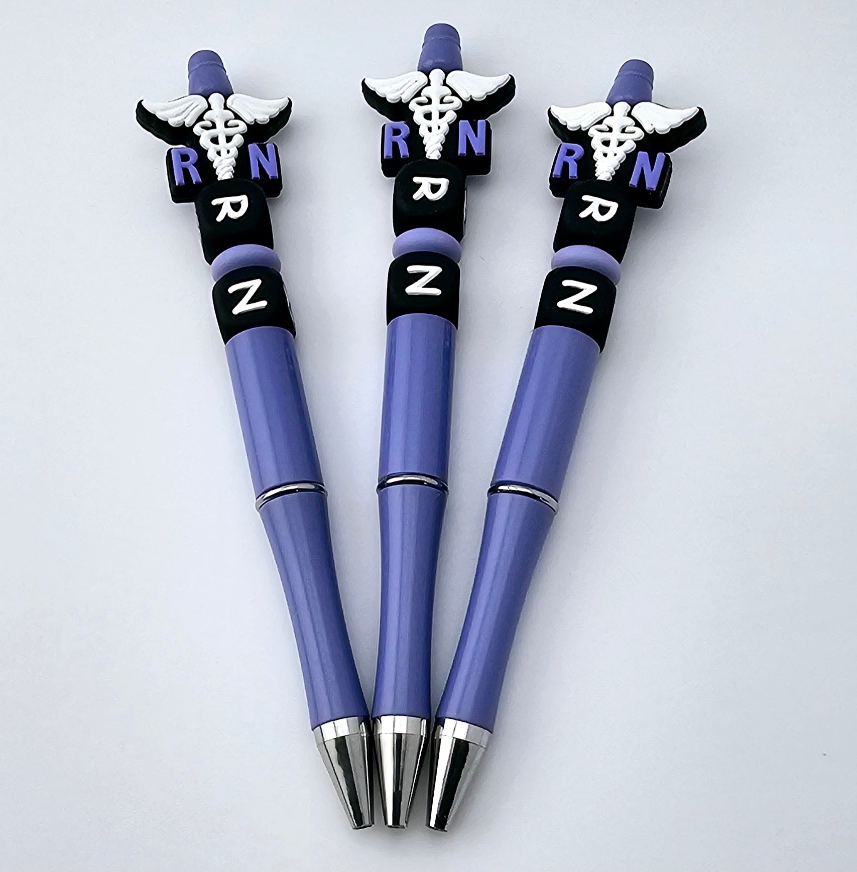 Pre-Made RN Nurse Lavender Pen