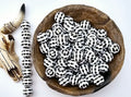 Black Aztec Print