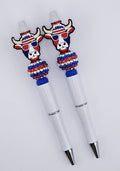 Pre-Made Pen Patriotic Heifer