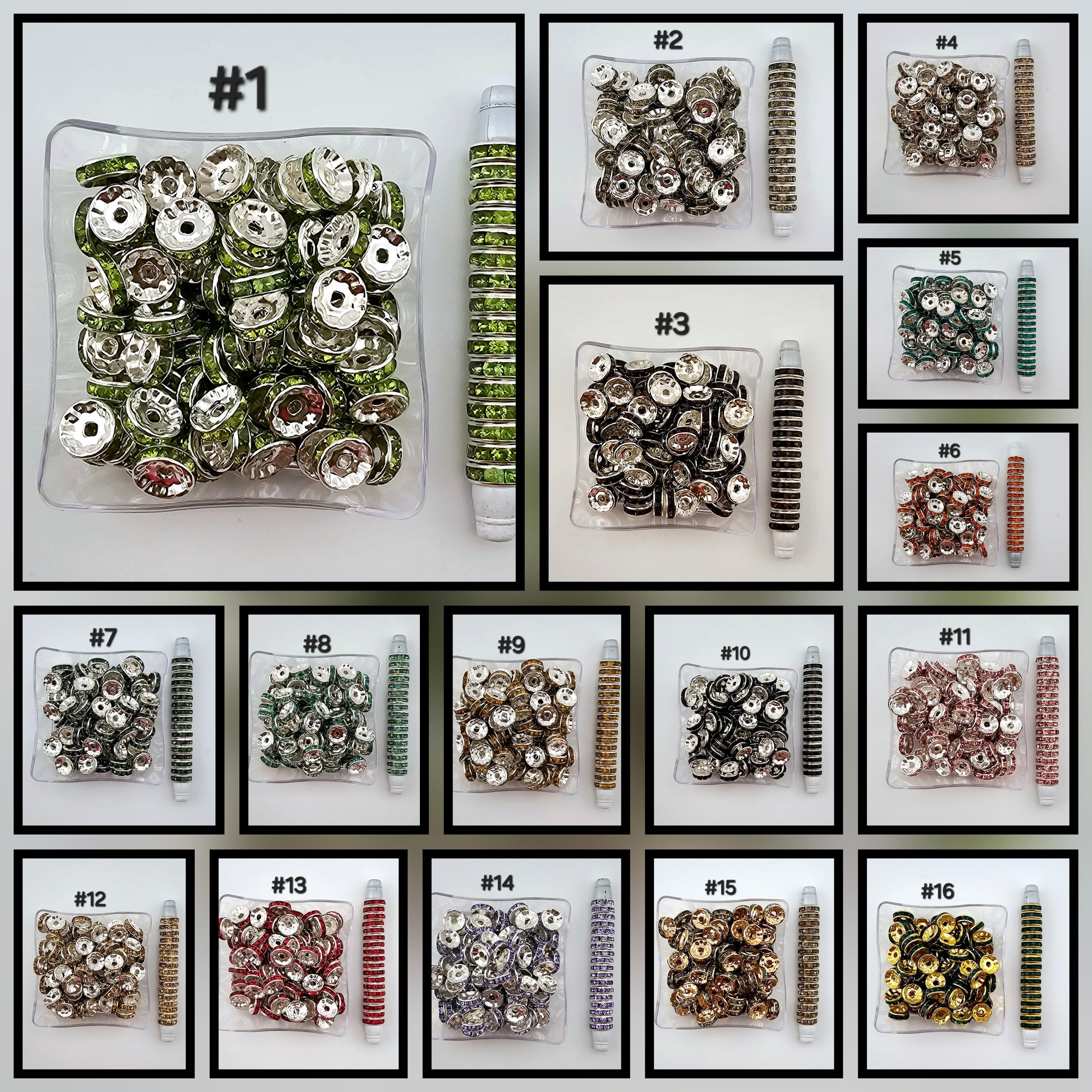 10mm Spacers 25 count