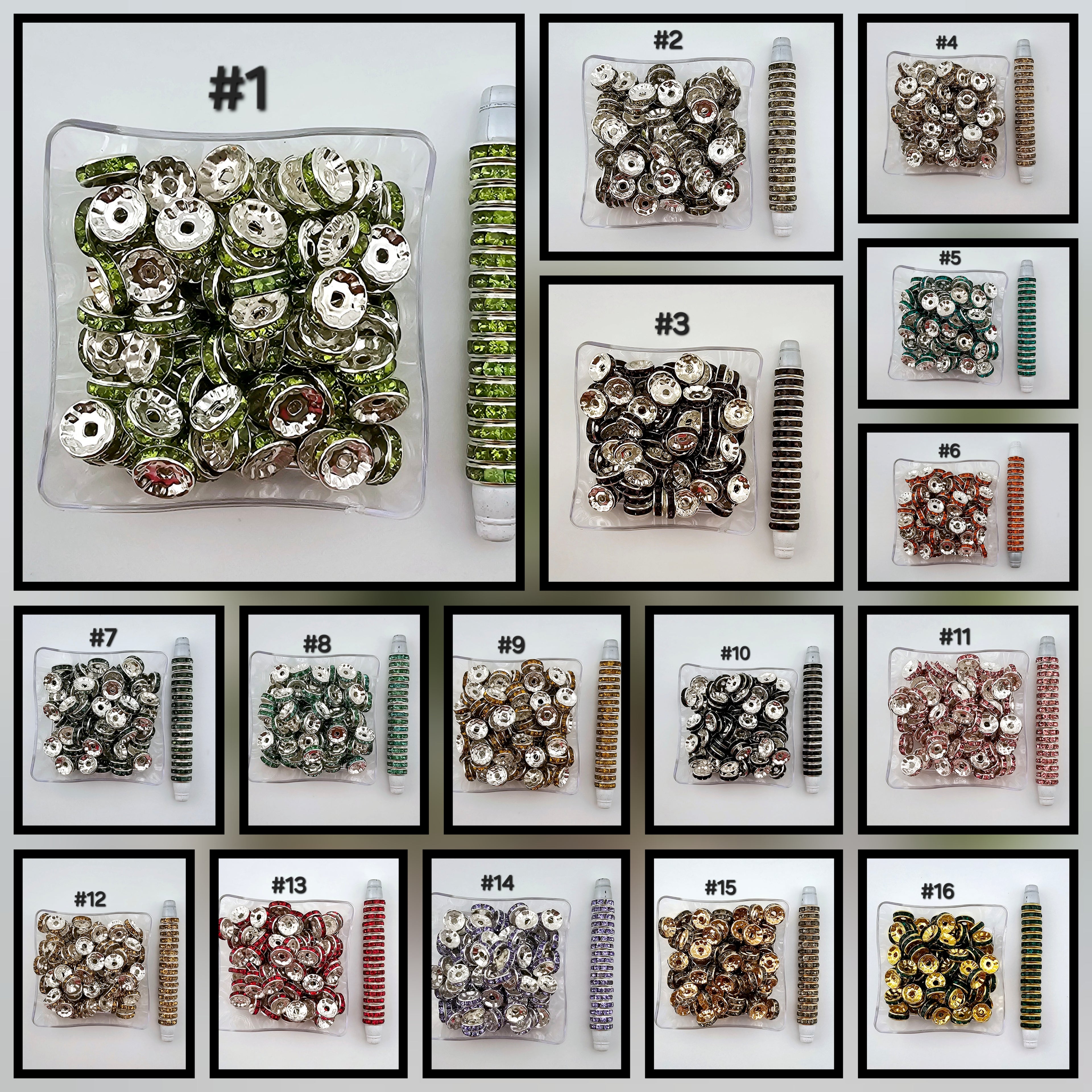 10mm Spacers 25 count AS IS read description