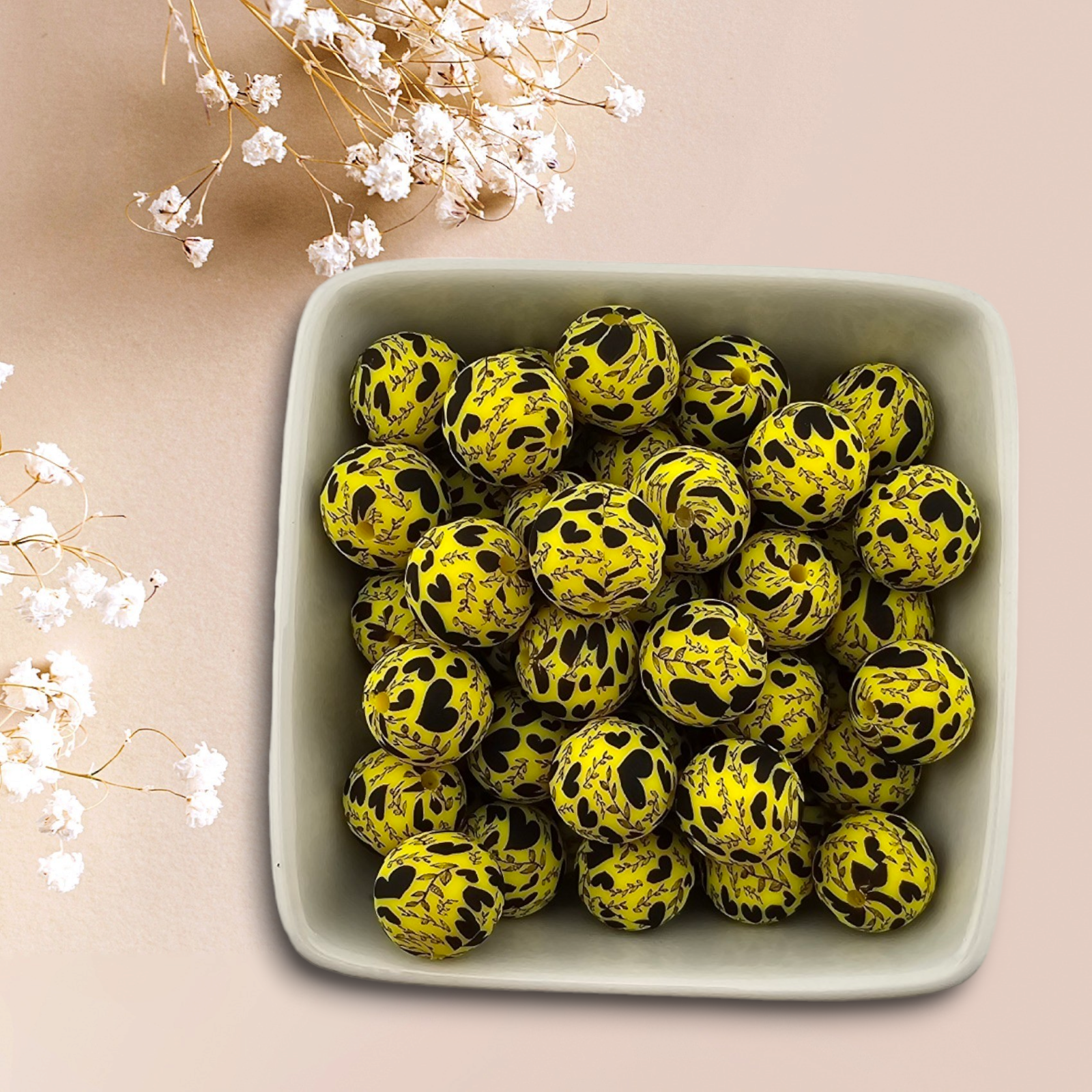 Vine of Hearts 15mm & Matching Abacus Print *Exclusive*