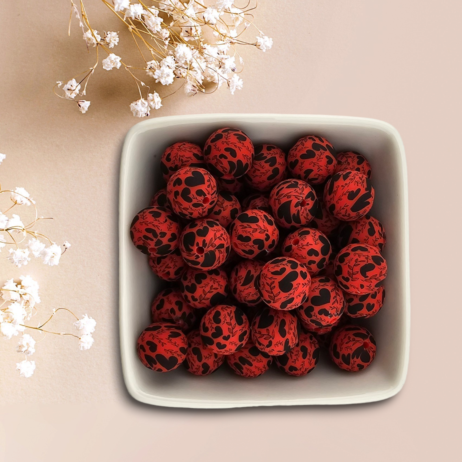 Vine of Hearts 15mm & Matching Abacus Print *Exclusive*