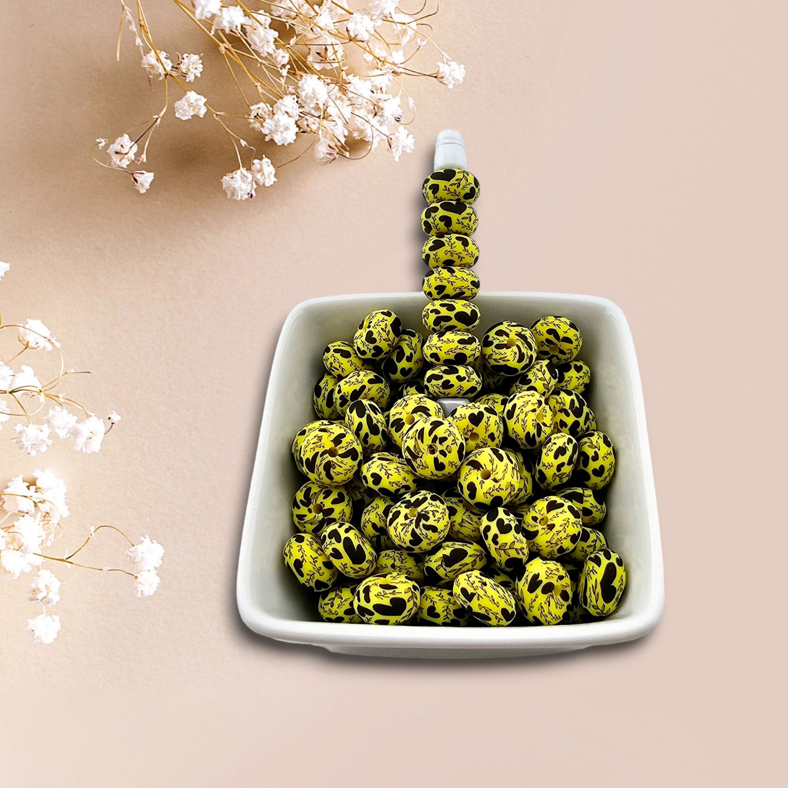 Vine of Hearts 15mm & Matching Abacus Print *Exclusive*