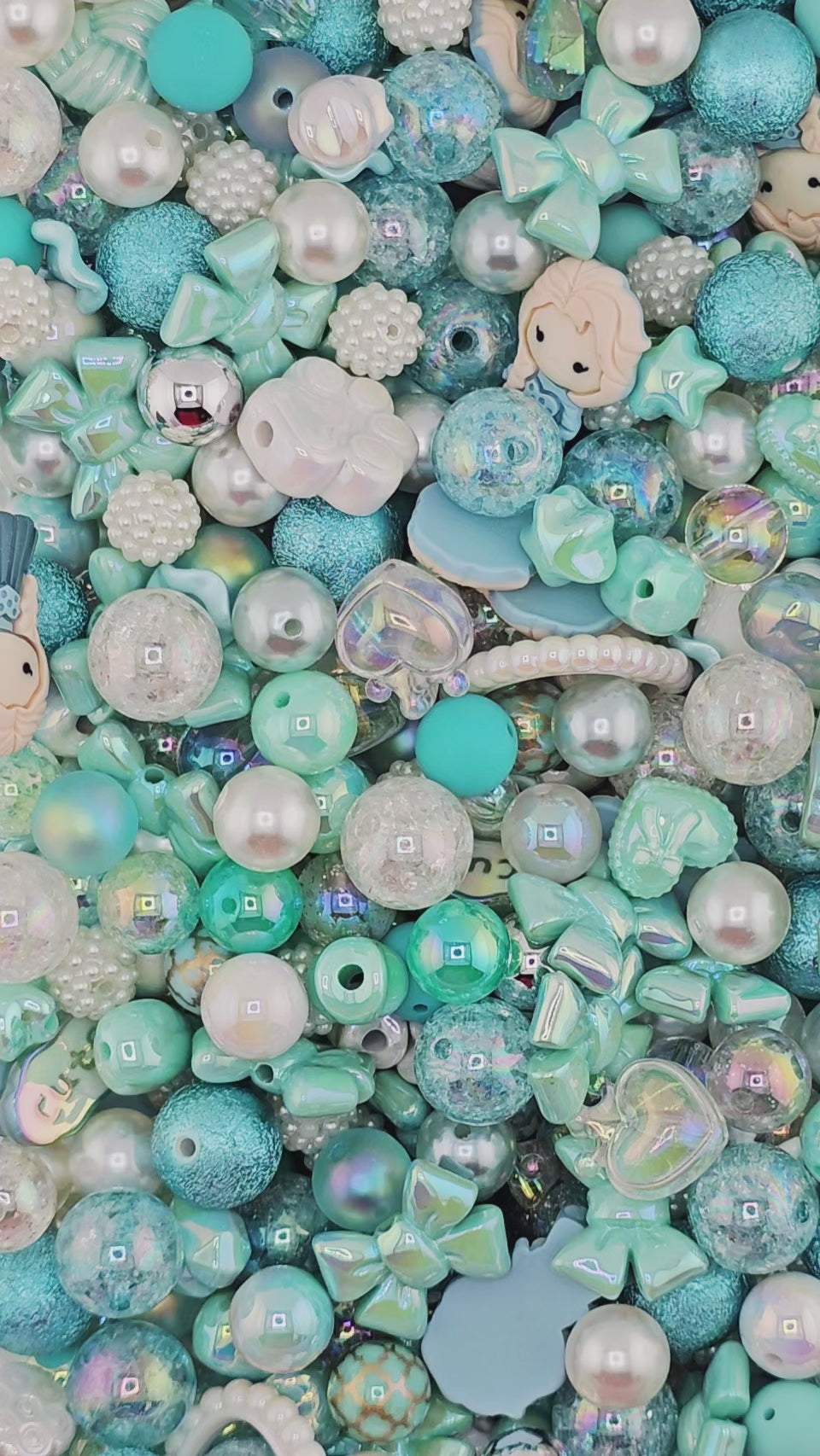 Sea of Blues Acrylic Scoop = 1 cup Random