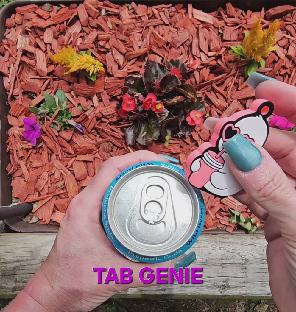 Tab Genie - Sippin Duck *not silicone* printed by a 3D printer