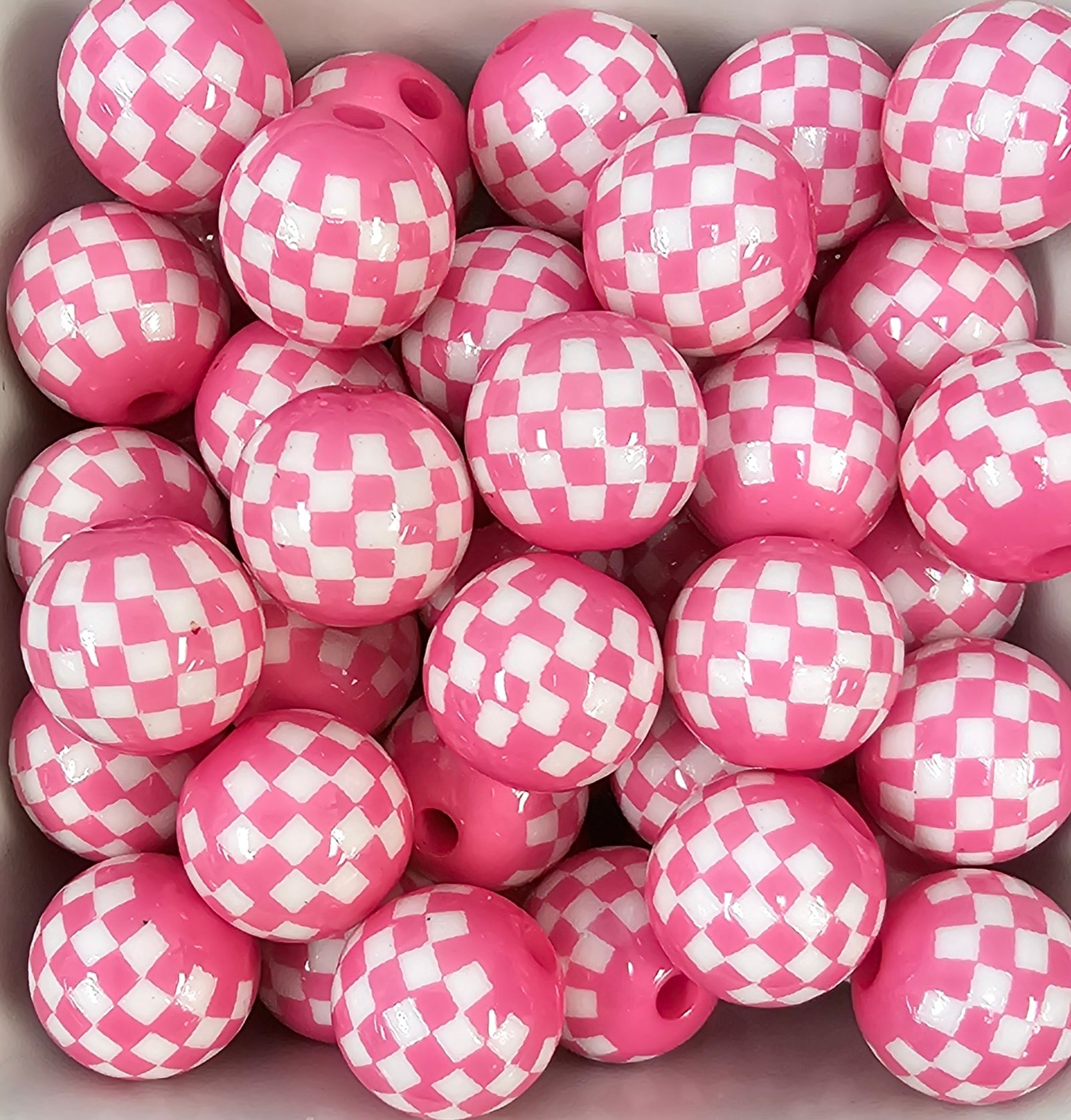 Checkered Acrylic 15mm