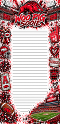 Arkansas Hog Football Notepad