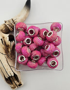 Resin Shimmer Spacer 14mm Large Hole