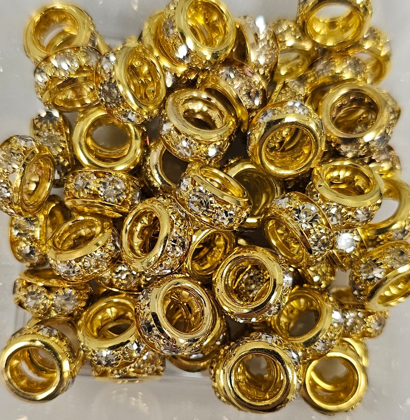10mm Premium Rhinestone Spacer