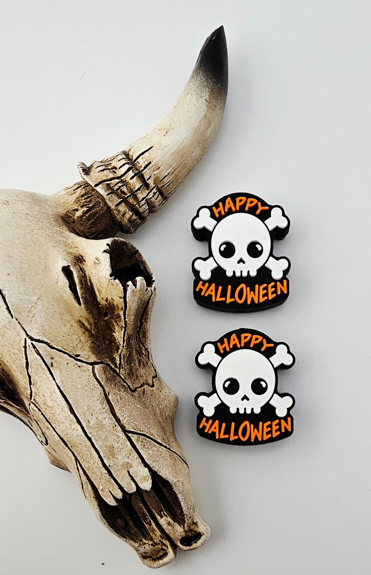 Happy Halloween Skull Focal
