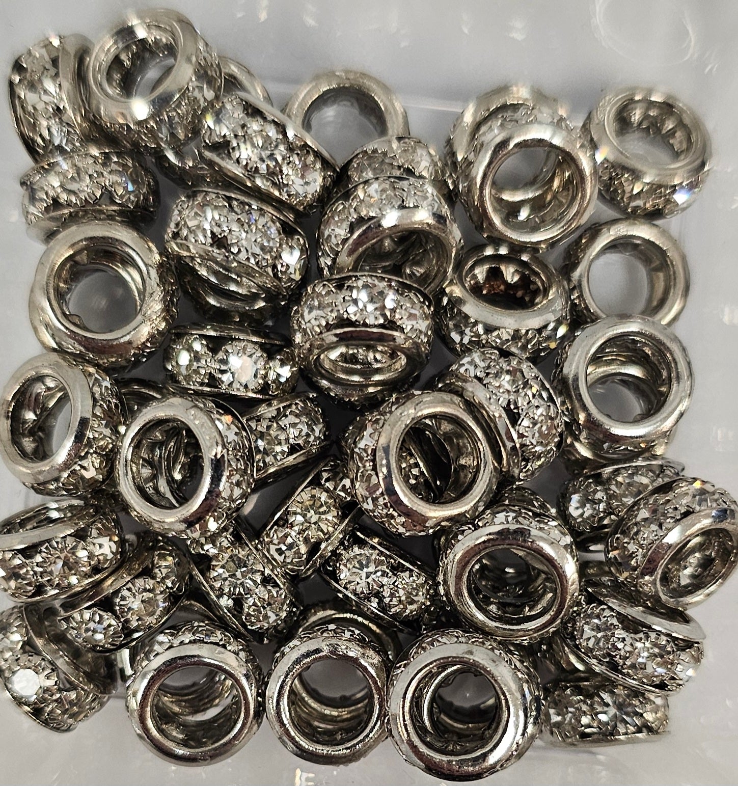 10mm Premium Rhinestone Spacer