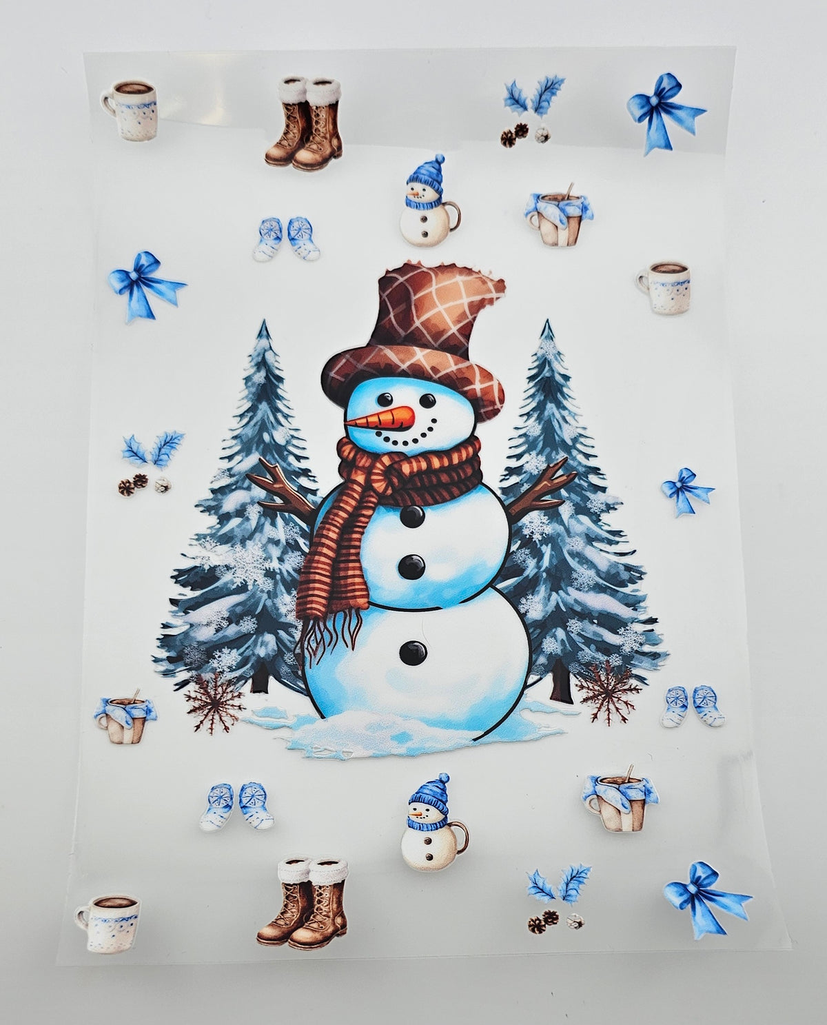 UVDTF Snowman A5 Notebook Wrap
