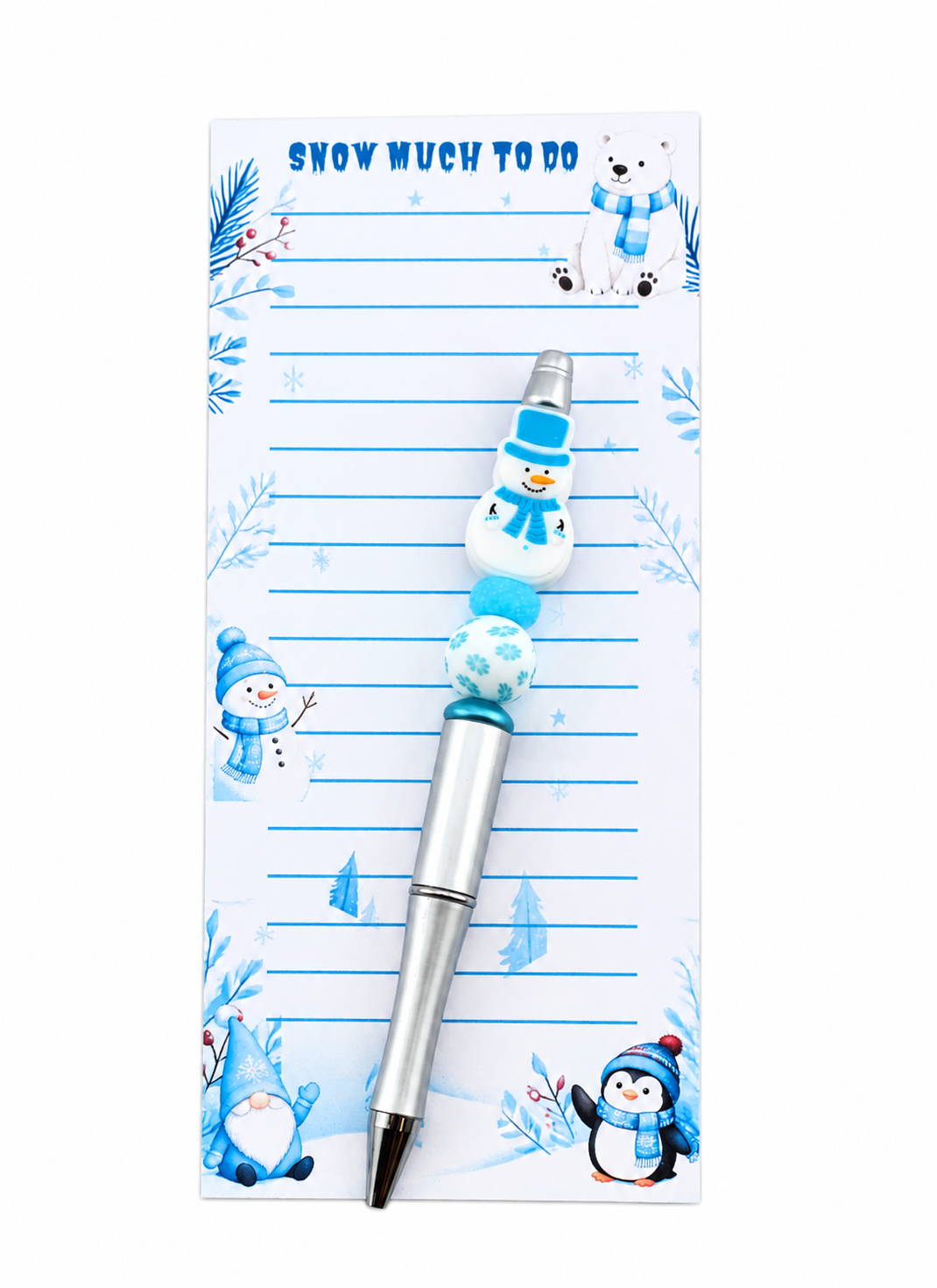 Snow Much To Do Pen & Notepad Set
