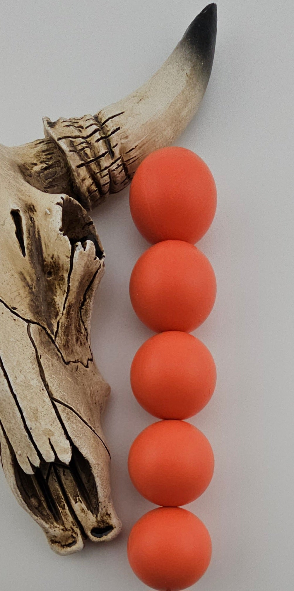 19mm Solid Silicone Beads