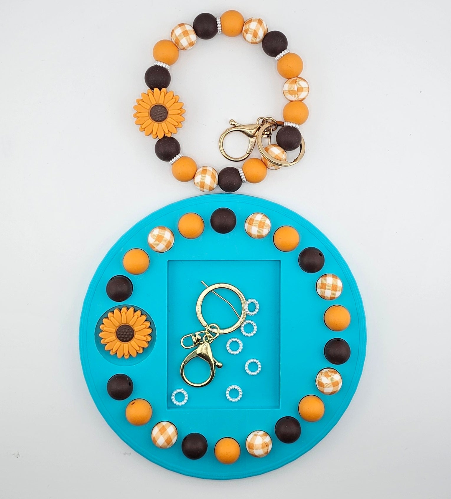 Wristlet Kit - Burnt Orange Sunflower