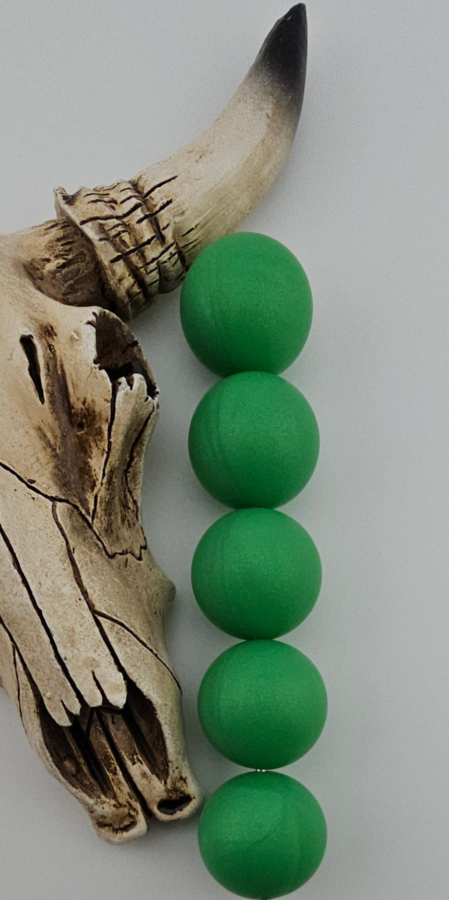 19mm Solid Silicone Beads